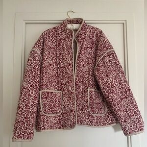 Floral quilted jacket